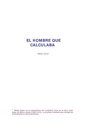 El Hombre Que Calculaba