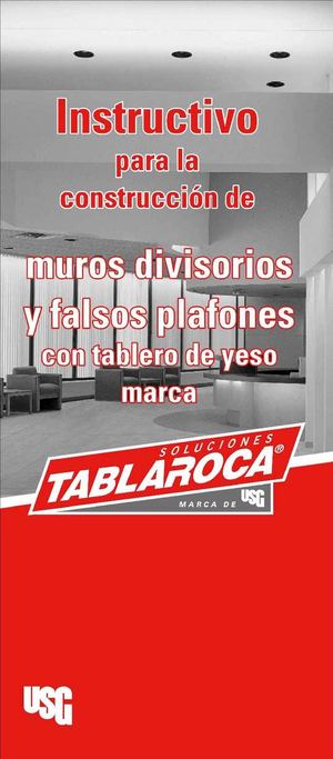 Instructivo Tablaroca®.