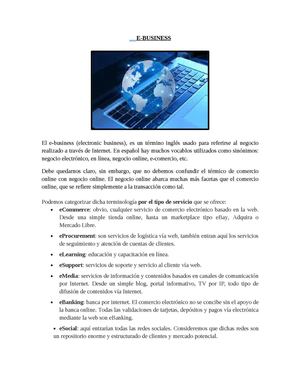 Negocios Electrónicos