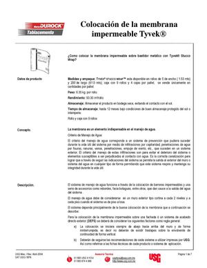 05 Instalacion De Membrana Impermeable Tyvek®.