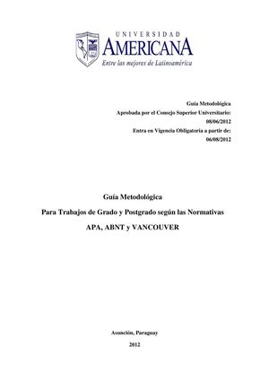 Guía Metodológica