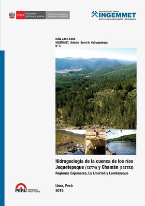 Serie H Hidrogeología De La Cuenca De Los Ríos Jequetepeque Y Chamán