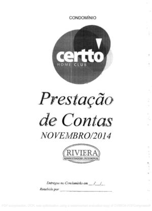 2014/11(Novembro/2014) Certto Home Club