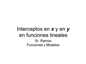 Interceptos