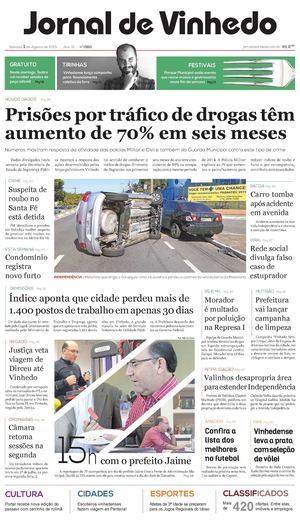 Jornal De Vinhedo Sábado, 01 De Agosto De 2015 Edic1550