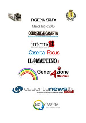 Rassegna Stampa Luglio 2015