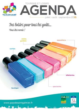 Agenda des manifestations 3ème trimestre du Pays de Saint-Galmier
