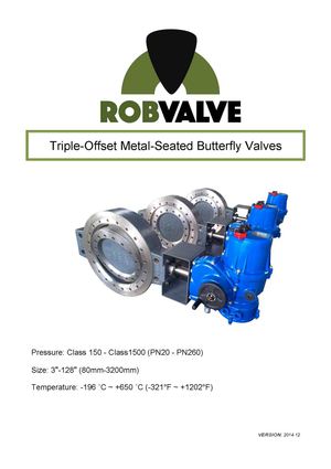 2014 12 Robvalve Buv3 Triple Offset Butterfly Valve