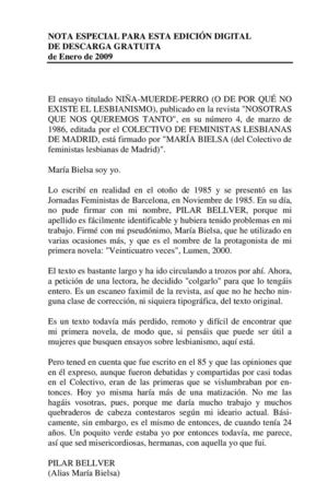 Pilar Bellver - Nina Muerde Perro