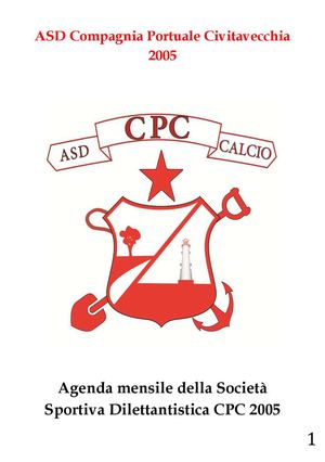 Asd Compagnia Portuale Civitavecchia 2005 Giugno/Luglio