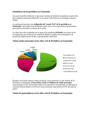 Estadísticas De Los Periódicos En Guatemala Y 4 Beneficios Para El Lector