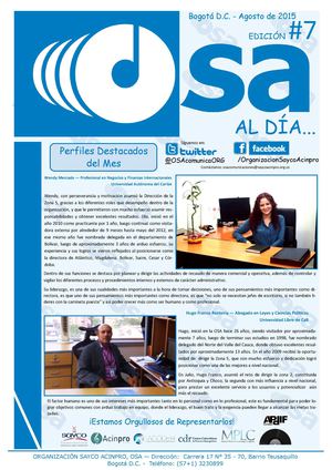 Boletín Osa al Día Edición #7