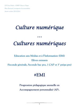 Progression Péda Ap Seconde