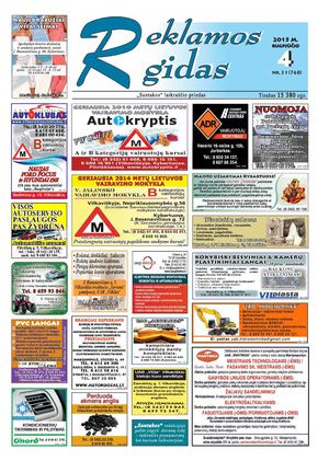 Reklamos Gidas 2015 08 04
