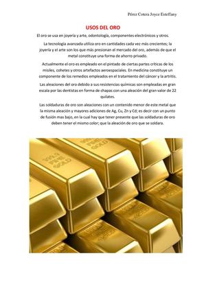 Usos Del Oro 2