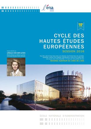 Cycle des hautes études européennes 2016