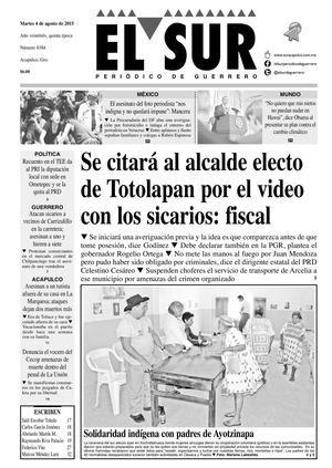 El Sur Martes 04082015