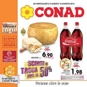 Volantino Conad Palermo Dal 5 Al 15 Agosto