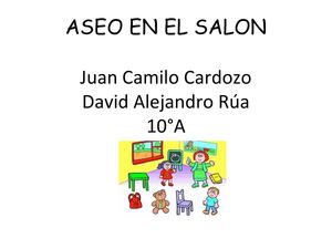 Aseo En El Salon
