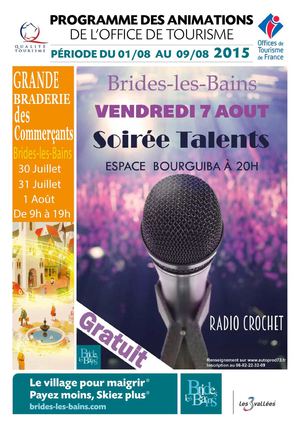 DU 01 AU 09 AOUT 2015