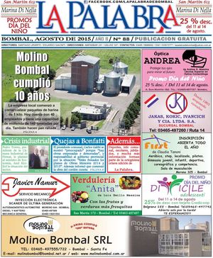 La Palabra Nº 88 (Agosto de 2015)