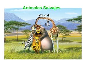 los animales salvajes