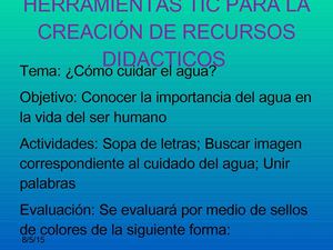 Cómo Cuidar El Agua