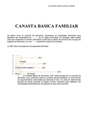 Info Canasta Familiar