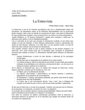 La Entrevista Mascioli Romero Gauna