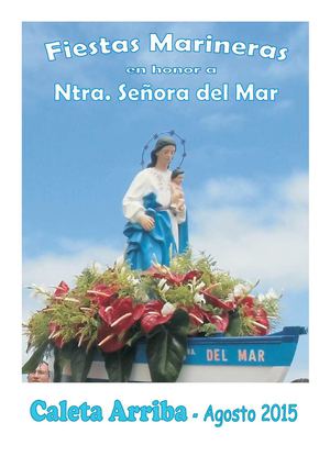 Programa Fiestas de Nuestra Señora del Mar.  Caleta De Arriba 2015
