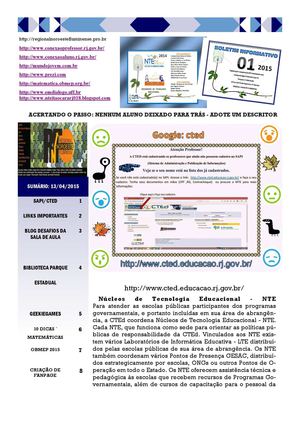 Boletim 1 2015 2
