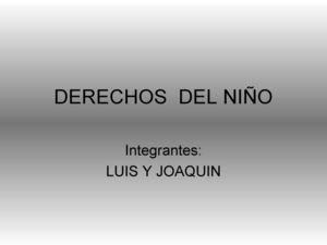2° Derechos Del Niño 2015. 03