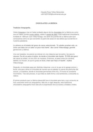 Chocolates La Iberica