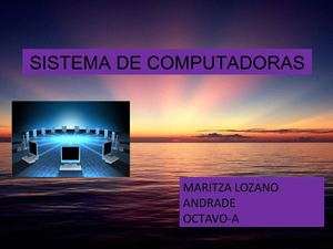 Sistemas De Computadoras
