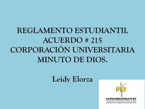 Reglamento Uniminuto