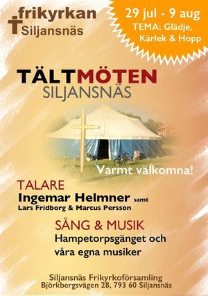Programblad Tält15