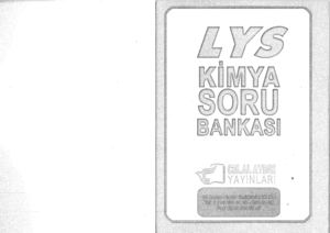 Celal Aydın Yayınları Lys Kimya Soru Bankası