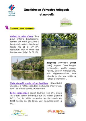 A Faire En Volvestre Couserans