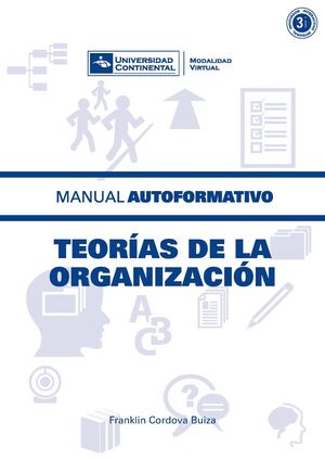 A0485 Teoria De La Organización MAU01