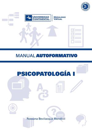A0628 Psicopatología I MAU01
