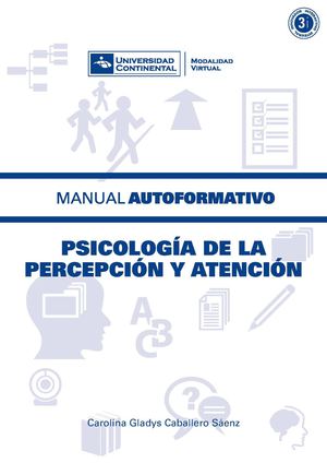 A0386 Psicologia De La Percepcion Y La Atencion MAU01