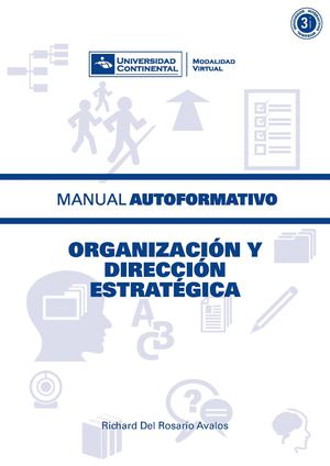 A0938 Organizacion Y Direccion Estrategica MAU01