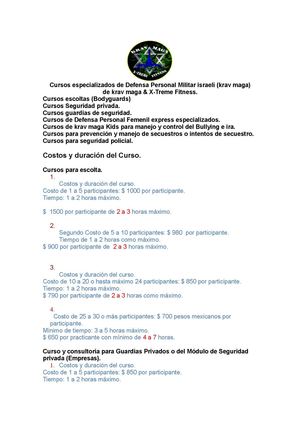 Cursos Especializados