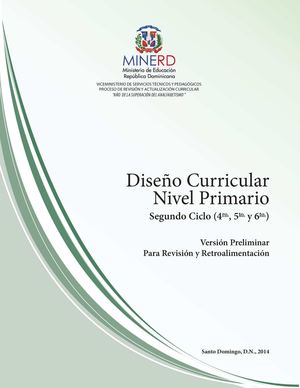 Curriculo Nivel Primario 2do Ciclo