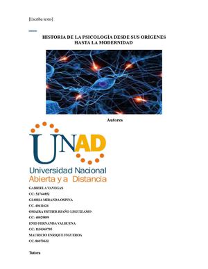 Revista origen de la psicologia