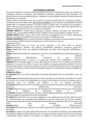Generos Literarios