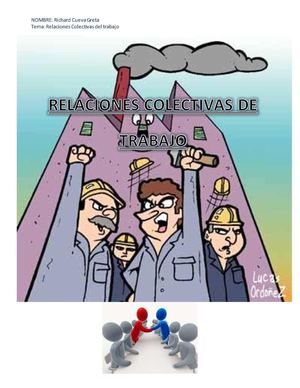 Relaciones Colectivas de Trabajo