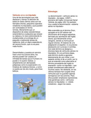 Vehículo Aéreo No Tripulado