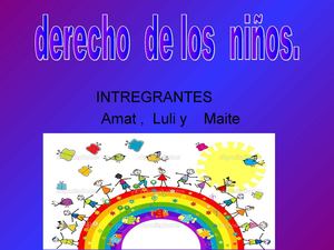 2° Derechos Del Niño 2015. 05