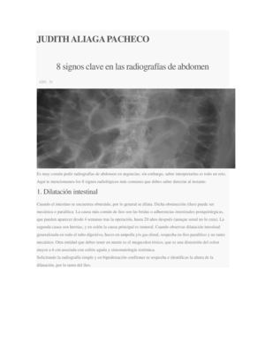 Las Radiografías De Abdomen
